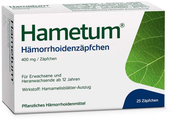 Hametum Hämorrhoidenzäpfchen 25 Stück