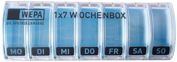 Wepa 1x7 Wochenbox farbig sortiert pastell