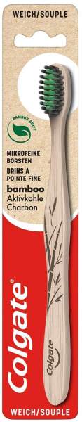 Colgate Bamboo Aktivkohle Zahnbürste 1 Stück