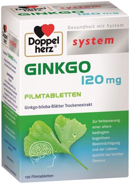 Doppelherz System Ginkgo 120 mg 120 Tabletten