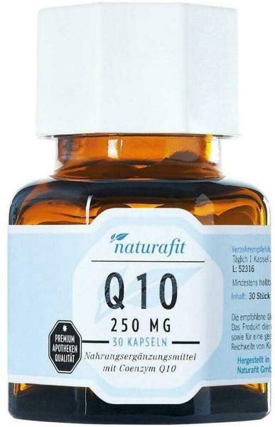 Naturafit Q10 250 mg Natürlich Kapseln