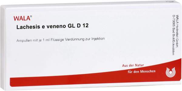 Wala Lachesis E Veneno Gl D12 10 X 1 ml Ampullen