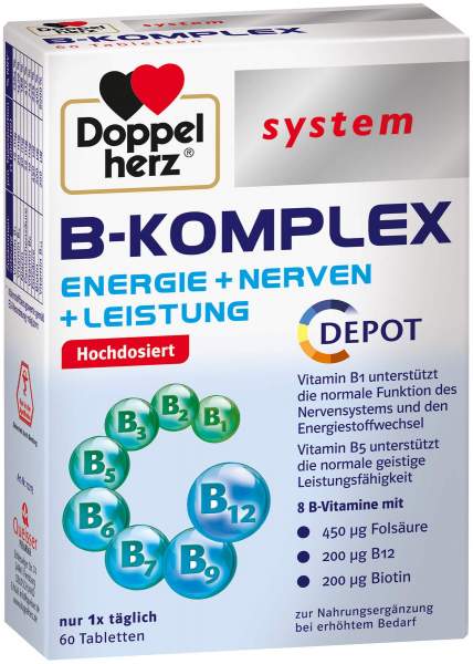 Doppelherz system B-Komplex 60 Tabletten