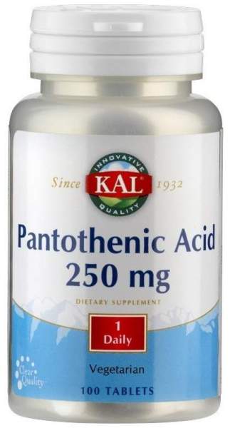Pantothensäure Vitamin B5 250 mg 100 Tabletten