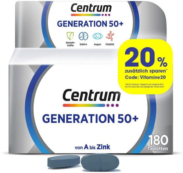 Centrum Generation 50+ 180 Tabletten