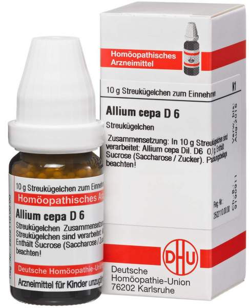 Dhu Allium Cepa D6 10 G Globuli