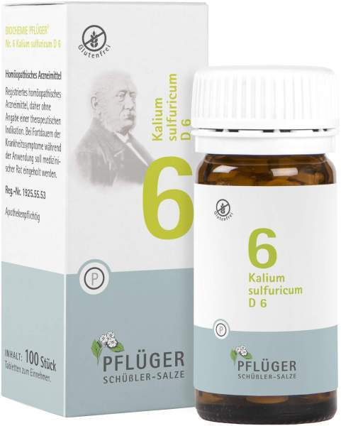 Biochemie Pflüger 6 Kalium Sulfuricum D6 100 Tabletten
