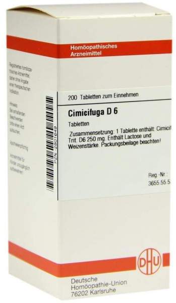 Cimicifuga D 6 200 Tabletten