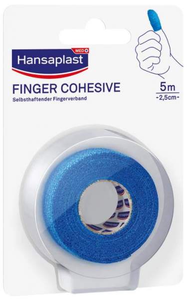 Hansaplast Selbsthaftender Fingerverband blau