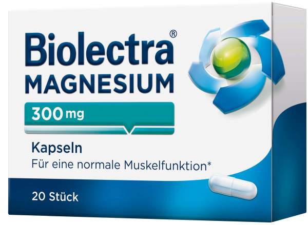 Biolectra Magnesium 300 mg 20 Kapseln