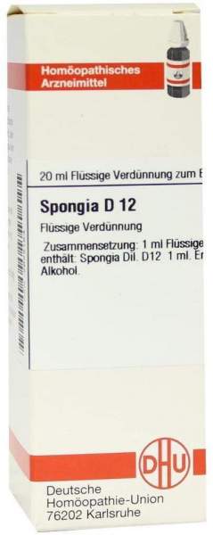 DHU Spongia D12 20 ml Dilution
