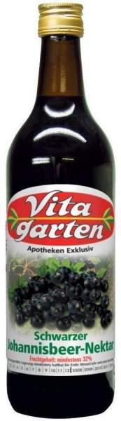Vitagarten Schwarzer Johannisbeer Nektar 750 ml