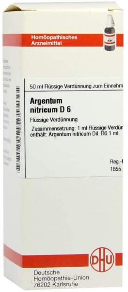 Argentum Nitricum D6 50 ml Dilution