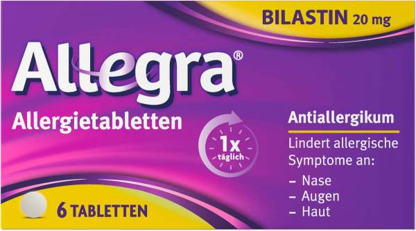 Allegra Allergietabletten 20 mg 6 Tabletten