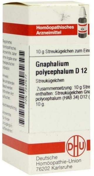 Dhu Gnaphalium Polycephalum D12 Globuli