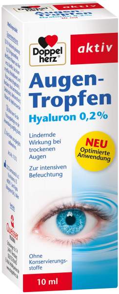 Doppelherz 10 ml Augentropfen Hyaluron 0,2 %