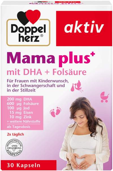 Doppelherz Aktiv Mama Plus Mit Dha + Folsäure 30 Kapseln