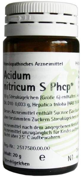 Acidum Nitricum S Phcp 20 G Globuli