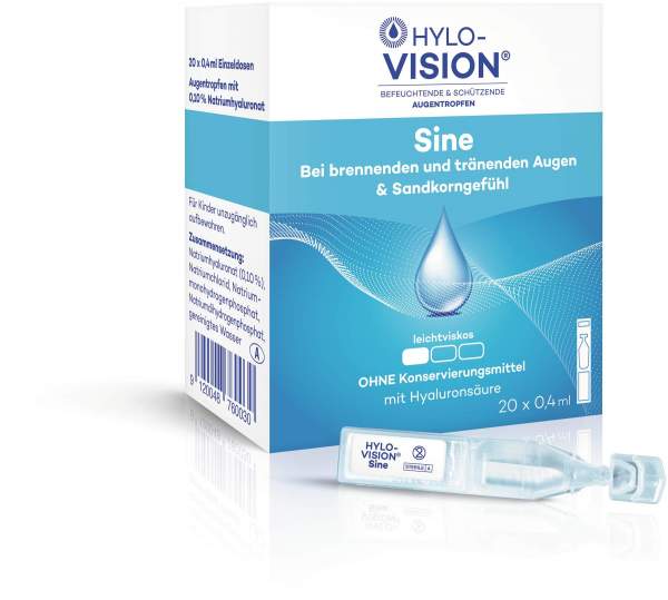 Hylo Vision sine 20 x 0,4 ml Augentropfen