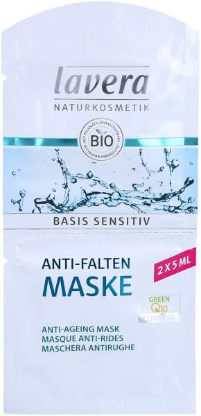 Lavera Basis Sensitiv Anti Falten Maske Q10 2 X 5