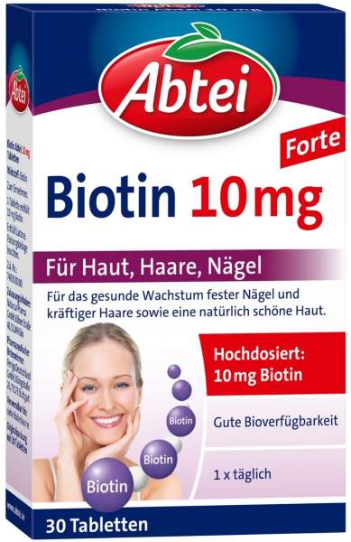 ABTEI Biotin 10 mg Tabletten 30 Stück