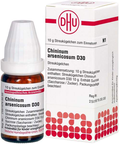 Chininum Arsenicosum D30 Globuli
