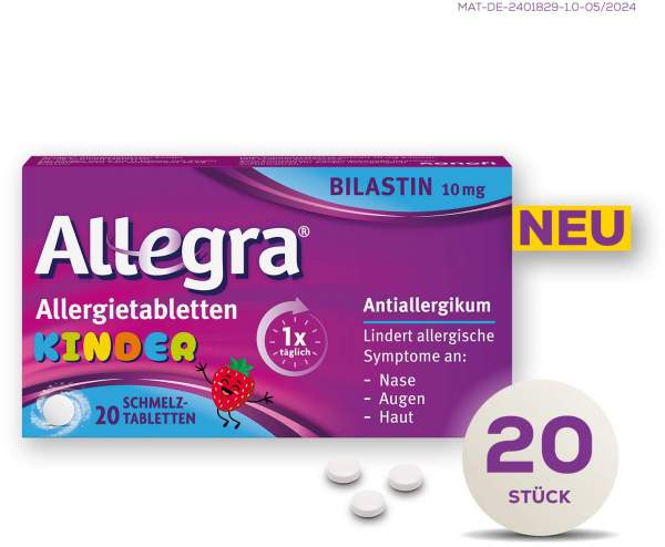 Allegra Allergietabletten Kinder 20 Schmelztabletten