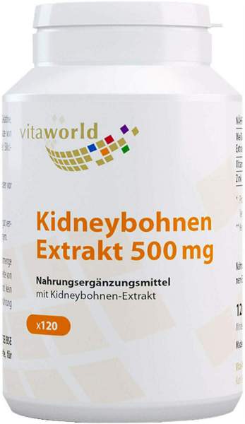 Phaseolin Kidneybohnen 500 mg Kapseln 120 Stück