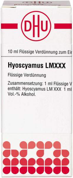 Dhu Hyoscyamus Lmxxx Dilution 10 ml