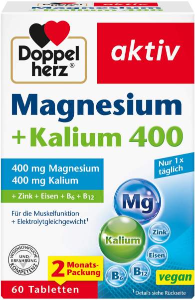 Doppelherz Magnesium + Kalium 60 Tabletten