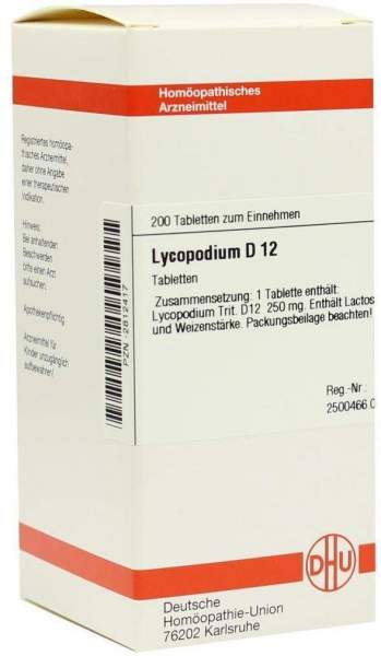 Lycopodium D12 Tabletten 200 Tabletten