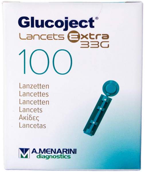 Glucoject Lancets Extra 33 G