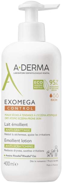 A-Derma Exomega Control Milch rückfettend 400 ml
