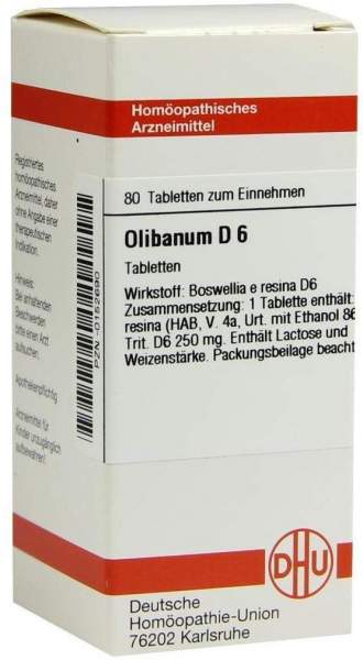 Olibanum D6 Dhu 80 Tabletten