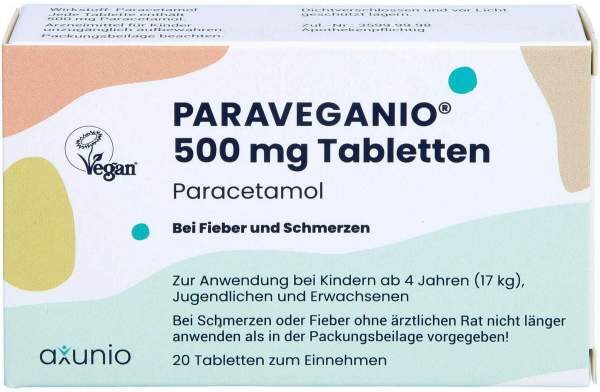 Paraveganio 500 mg Tabletten 20 Stück