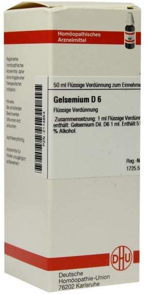Dhu Gelsemium D6 50 ml Dilution