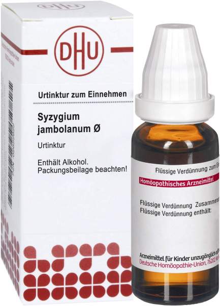 Syzygium Jambolanum Urtinktur D1 50 ml Dilution