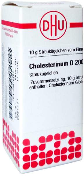 Dhu Cholesterinum D200 Globuli 10 G