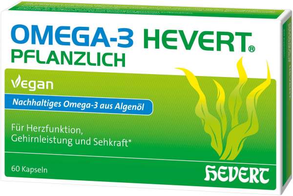 Omega-3 Hevert pflanzlich 60 Kapseln