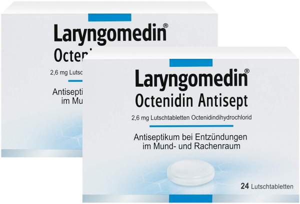 Laryngomedin Octenidin Antisept 2 x 24 Lutschtabletten