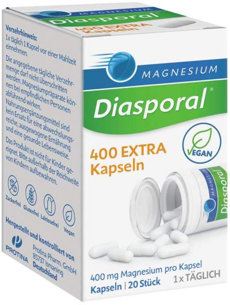Magnesium Diasporal 400 Extra 20 Kapseln