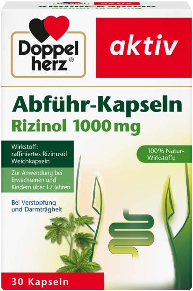 Doppelherz Aktiv Abführkapseln Rizinol 1000 mg 30 Stück