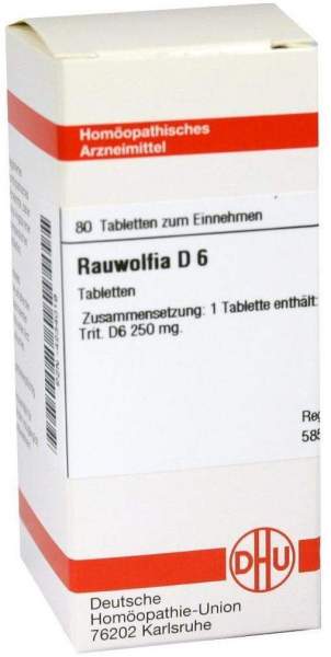Dhu Rauwolfia D6 80 Tabletten