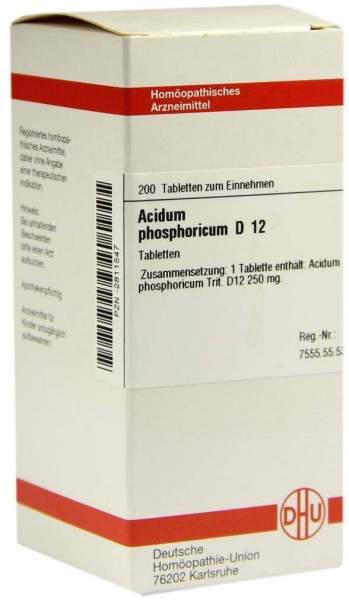 DHU Acidum Phosphoricum D12 200 Tabletten