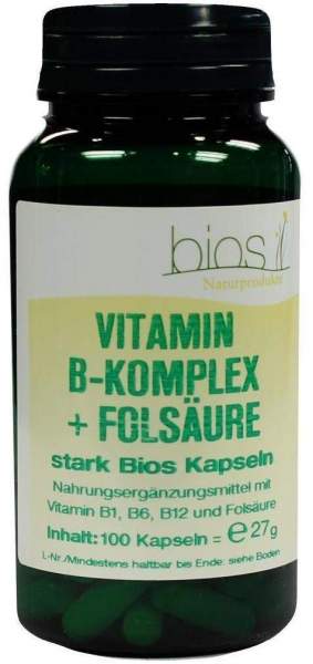 Vitamin B Komplex + Folsäure Stark Bi Kapseln