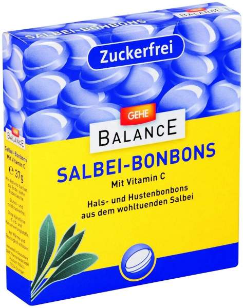 Gehe Balance Salbeibonbons Zuckerfrei 37 G Bonbons