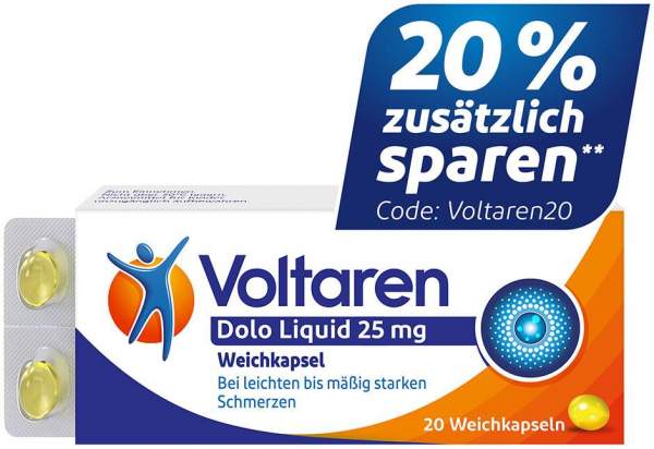 Voltaren Dolo Liquid 25 mg 10 Kapseln