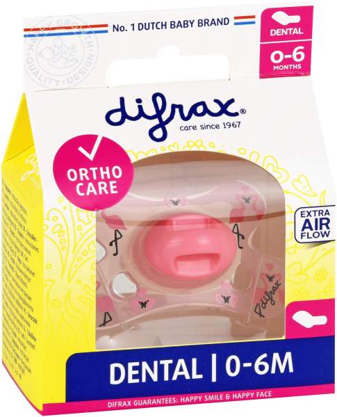 Difrax Schnuller Dental 0-6m