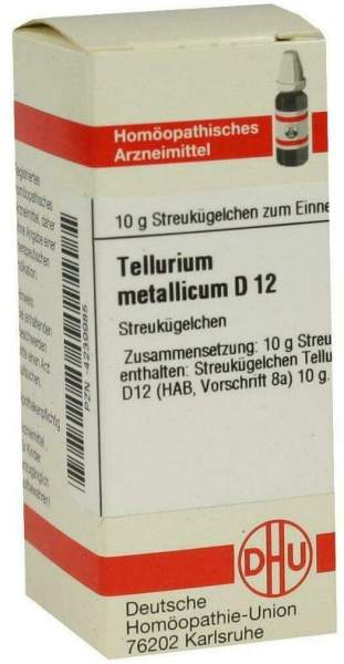 Dhu Tellurium Metallicum D12 10 G Globuli