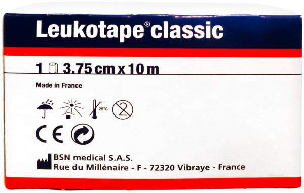 Leukotape Classic 3,75 cm X 10 M Weiß 1 Stk